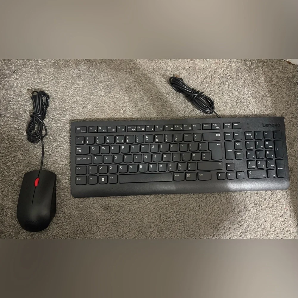 Lenovo Keyboard + Lenovo Mouse Bundle: computer essentials